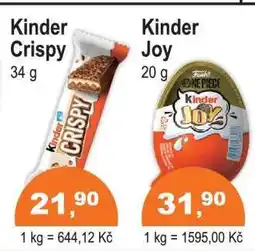COOP DISKONT Kinder Joy nabídka