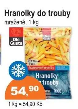 COOP DISKONT Hranolky do trouby nabídka