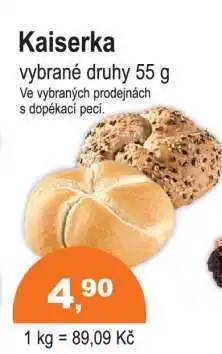 COOP DISKONT Kaiserka nabídka
