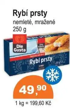 COOP DISKONT Rybí prsty nabídka