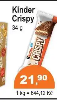 COOP DISKONT KINDER CRISPY nabídka