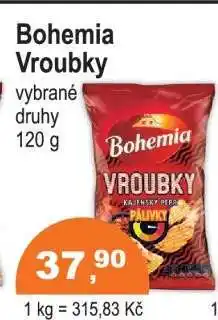 COOP DISKONT Bohemia Vroubky nabídka