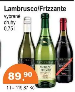 COOP DISKONT Lambrusco/Frizzante nabídka