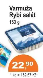 COOP DISKONT VARMUŽA Rybí salát nabídka