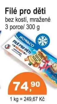 COOP DISKONT Filé pro děti nabídka