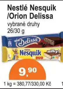 COOP DISKONT Nestlé Nesquik / Orion Delissa nabídka