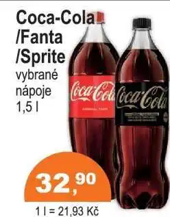 COOP DISKONT Coca-Cola, Fanta, Sprite nabídka