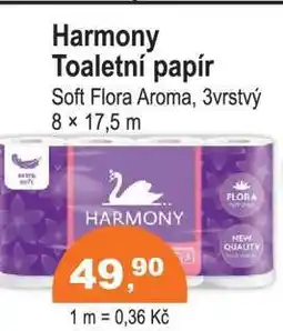 COOP DISKONT Harmony toaletní papír nabídka