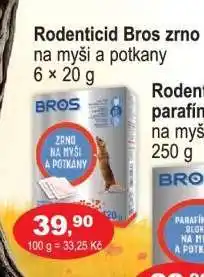 COOP DISKONT Rodenticid Bros zrno nabídka