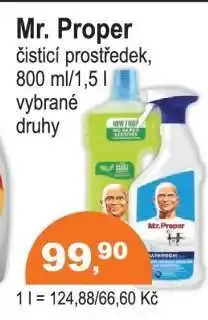 COOP DISKONT Mr. Proper nabídka