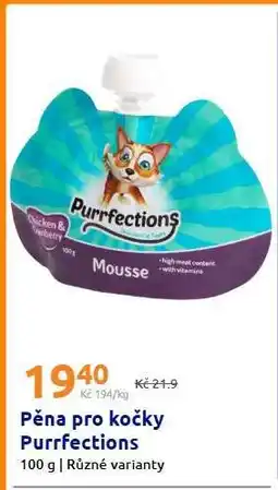 Action Pěna pro kočky Purrfections nabídka