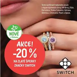 Globus Zlaté šperky značky switch nabídka