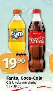 Coop Fanta 0,5l nabídka