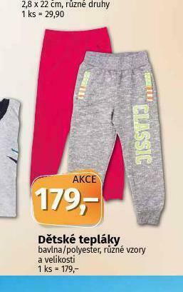 Dětské tepláky