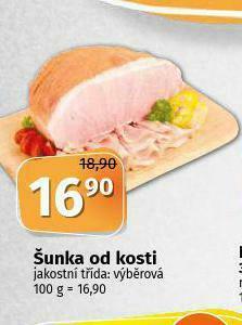 Coop Šunka od kosti nabídka