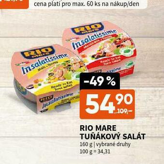 Terno Rio mare tuňákový salát nabídka