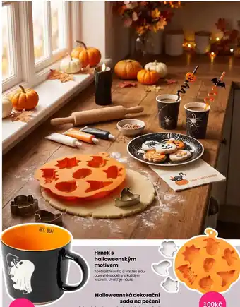 Halloweeneská dekorační sada na pečení