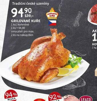 Terno Grilované kuře nabídka
