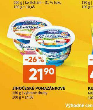 Terno Jihočeské pomazánkové nabídka