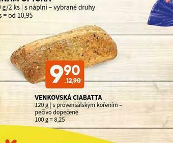 Terno Venkovská ciabatta nabídka