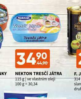 Terno Nekton tresčí játra nabídka
