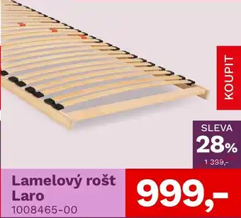 Laro Lamelový rošt