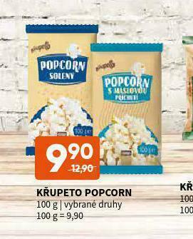 Terno Křupeto popcorn nabídka