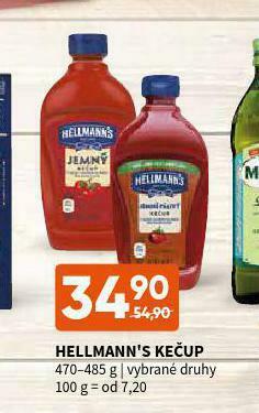 Terno Hellmann´s kečup nabídka