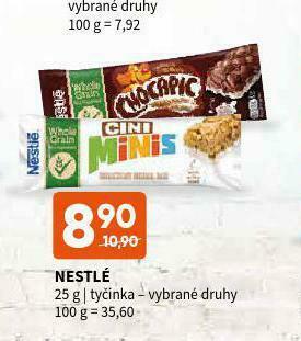 Terno Nestlé tyčinky nabídka