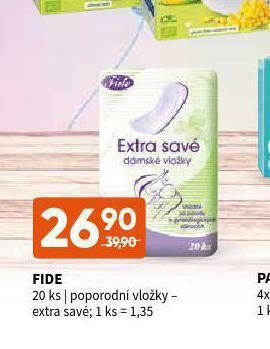 Terno Fide poporodní vložky nabídka