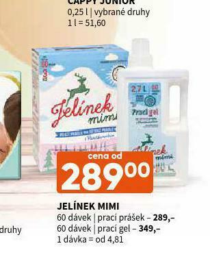 Terno Jelínek mimi prací gel nabídka