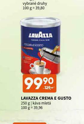 Terno Lavazza crema e gusto nabídka