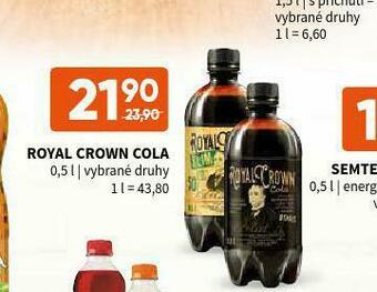 Terno Royal crown cola nabídka
