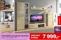 Asko Rumba obývací stěna nabídka