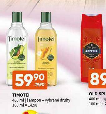 Terno Timotei šampon nabídka