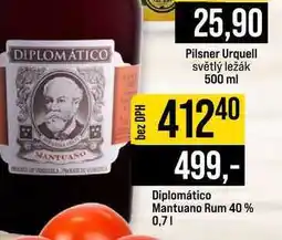 Jip Diplomático Mantuano Rum 40% nabídka
