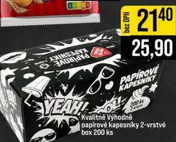Jip Kvalitně Výhodně papírové kapesníky 2-vrstvé box 200 ks nabídka