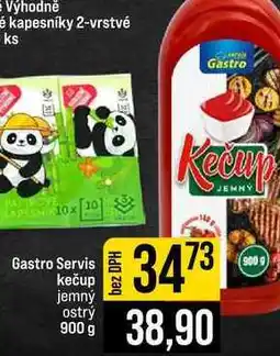 Jip Gastro Servis kečup jemný ostrý nabídka
