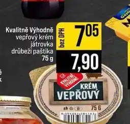 Jip Kvalitně Výhodně vepřový krém játrovka drůbeži paštika nabídka