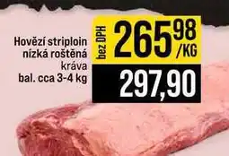 Jip Hovězí striploin nízká roštěná kráva bal. cca nabídka