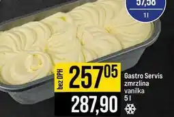 Jip Gastro Servis zmrzlina vanilka nabídka