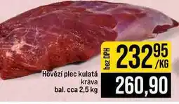 Jip Hovězí plec kulatá kráva bal. cca 2,5 kg 1kg nabídka