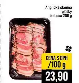 Jip Anglická slanina plátky bal. cca 200 g 100g nabídka