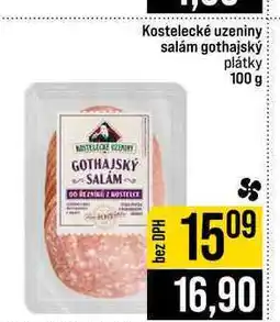 Jip Kostelecké uzeniny salám gothajský plátky nabídka