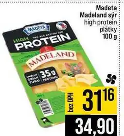 Jip Madeta Madeland sýr high protein plátky nabídka