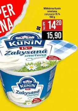 Jip Mlékárna Kunín smetana zakysaná 15% nabídka