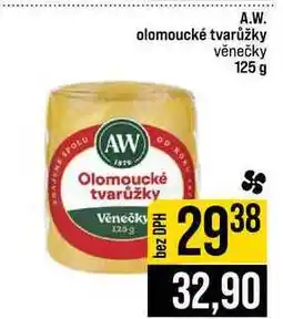 Jip A.W. olomoucké tvarůžky věnečky nabídka