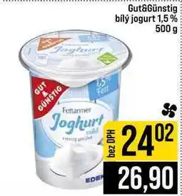 Jip Gut&Günstig bílý jogurt 1,5% nabídka