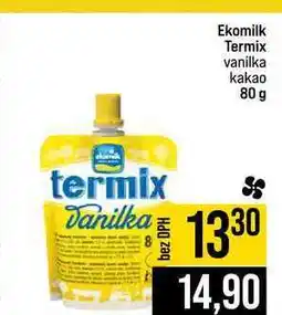 Jip Ekomilk Termix vanilka kakao nabídka