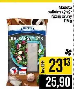 Jip Madeta balkánský sýr různé druhy nabídka